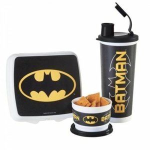 New Tupperware Batman Snack Set Tumbler